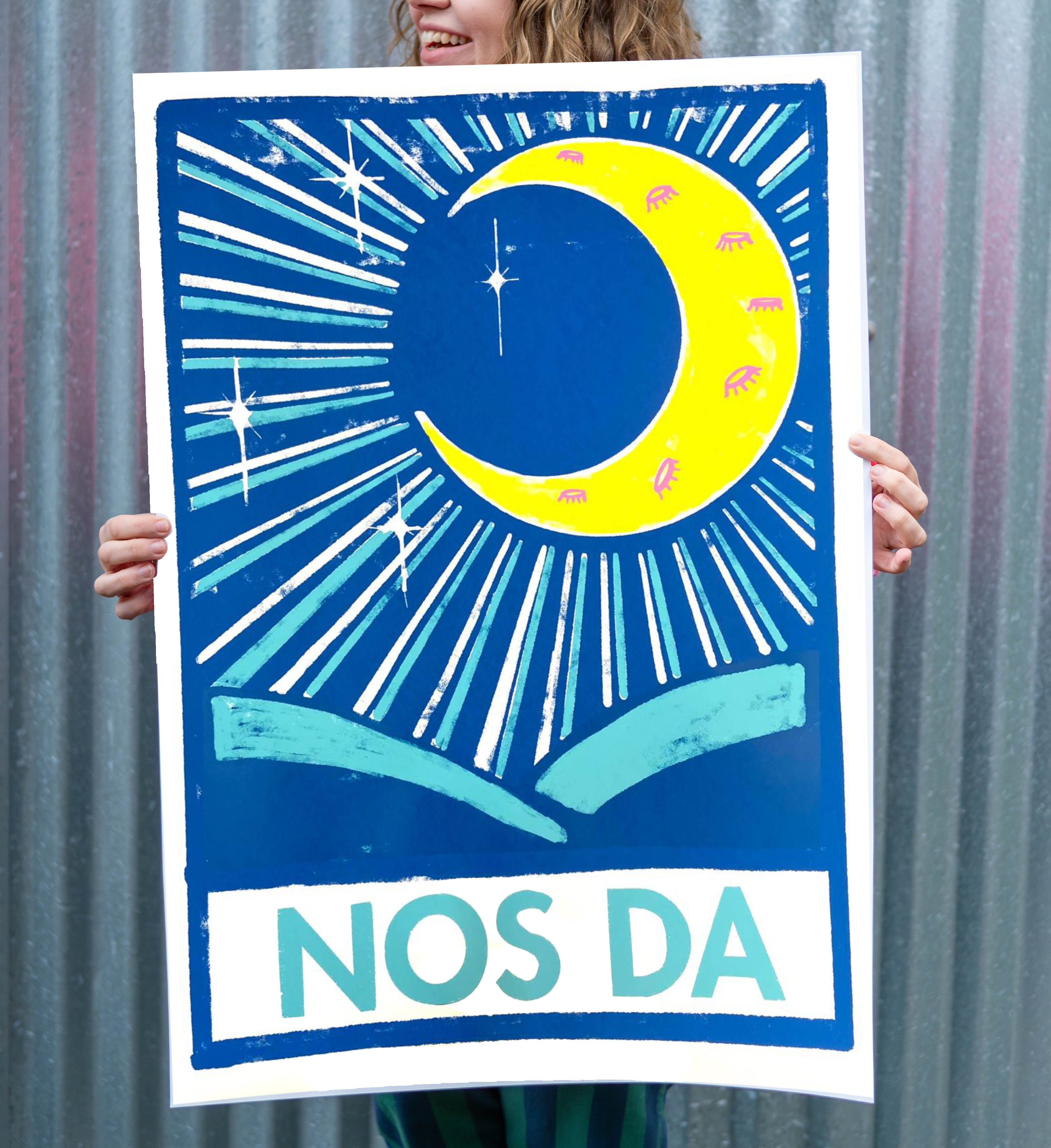 Nos Da Limited Edition Screen print A1