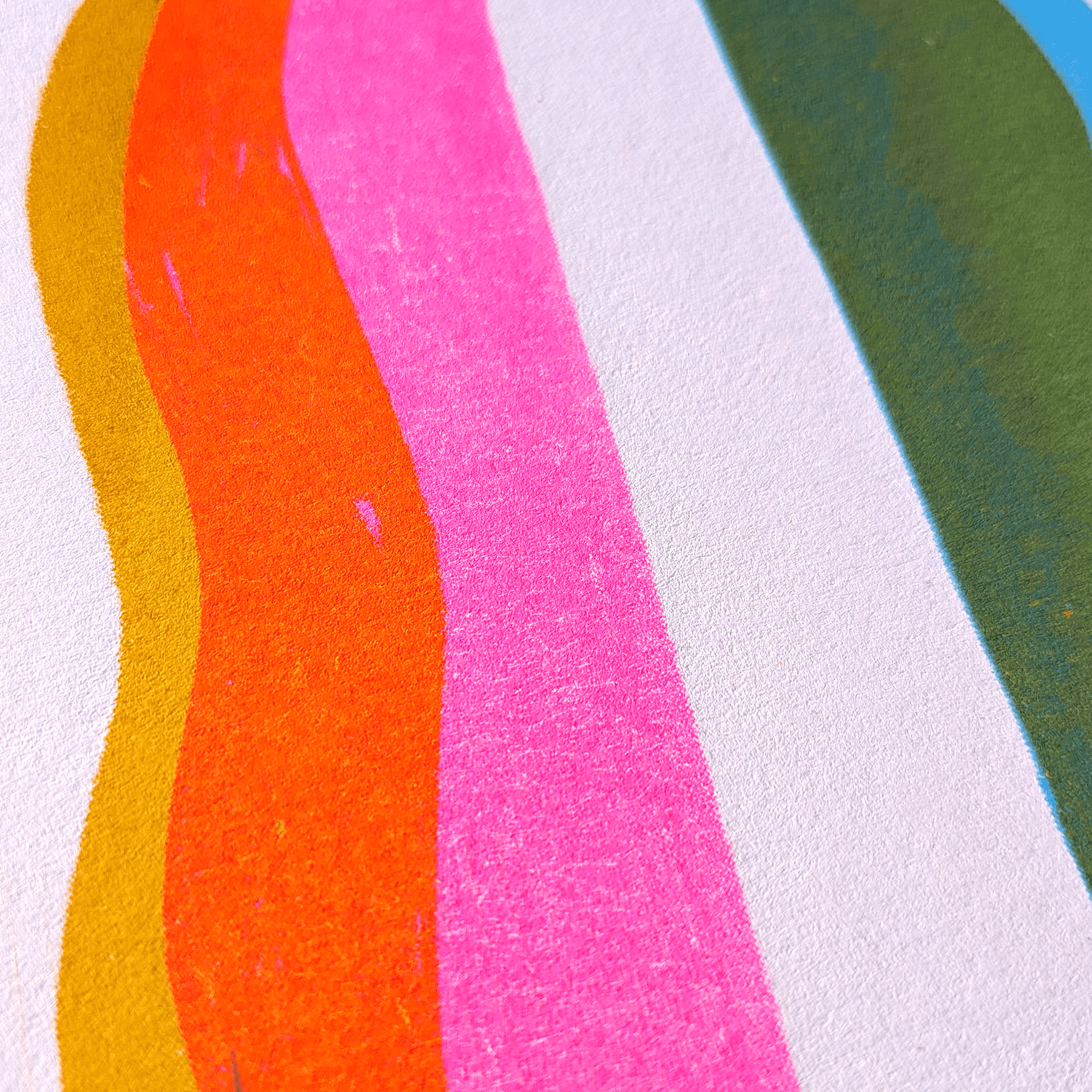 Hay Festival Picnic Risograph Print A4