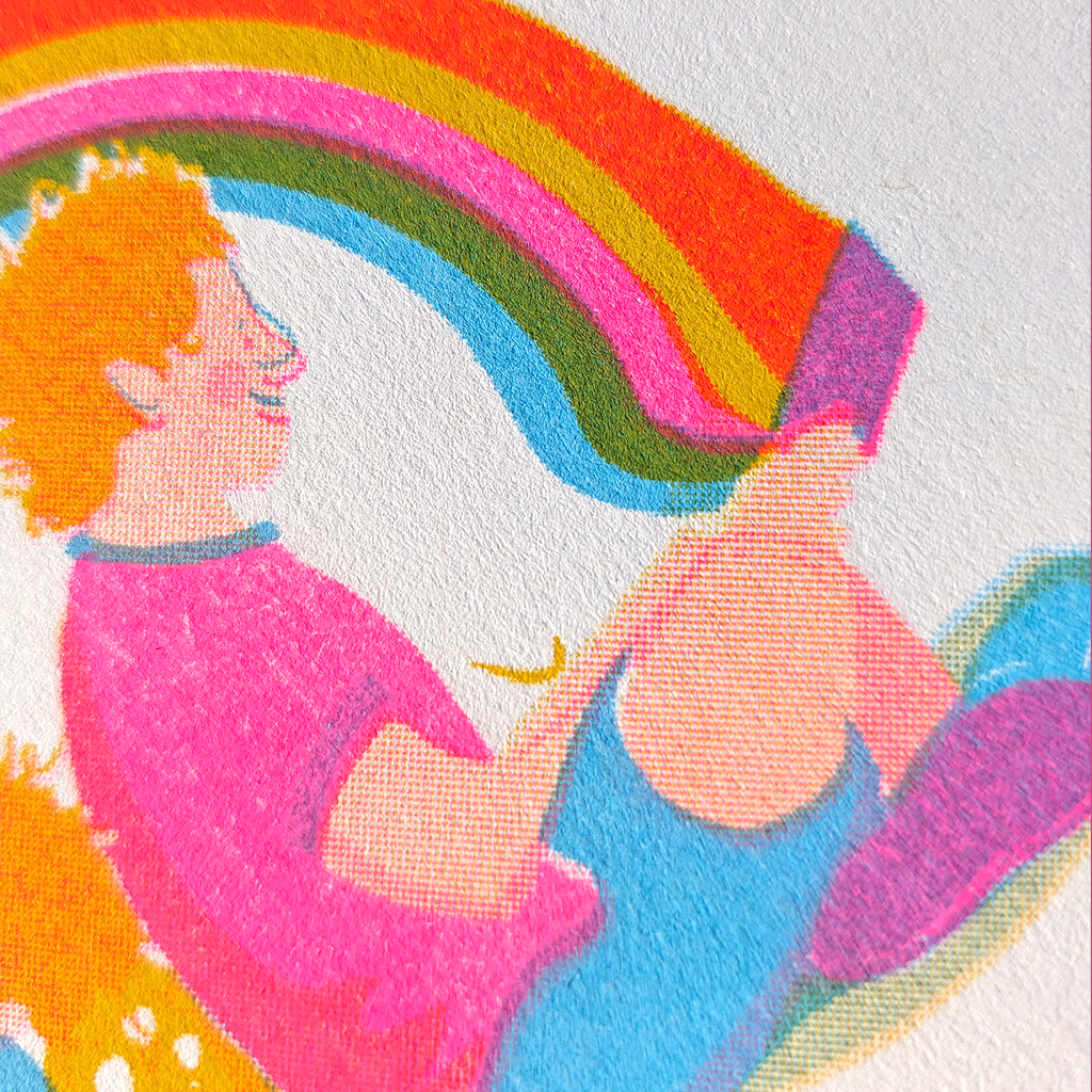 Hay Festival Risograph Greeting Card Set