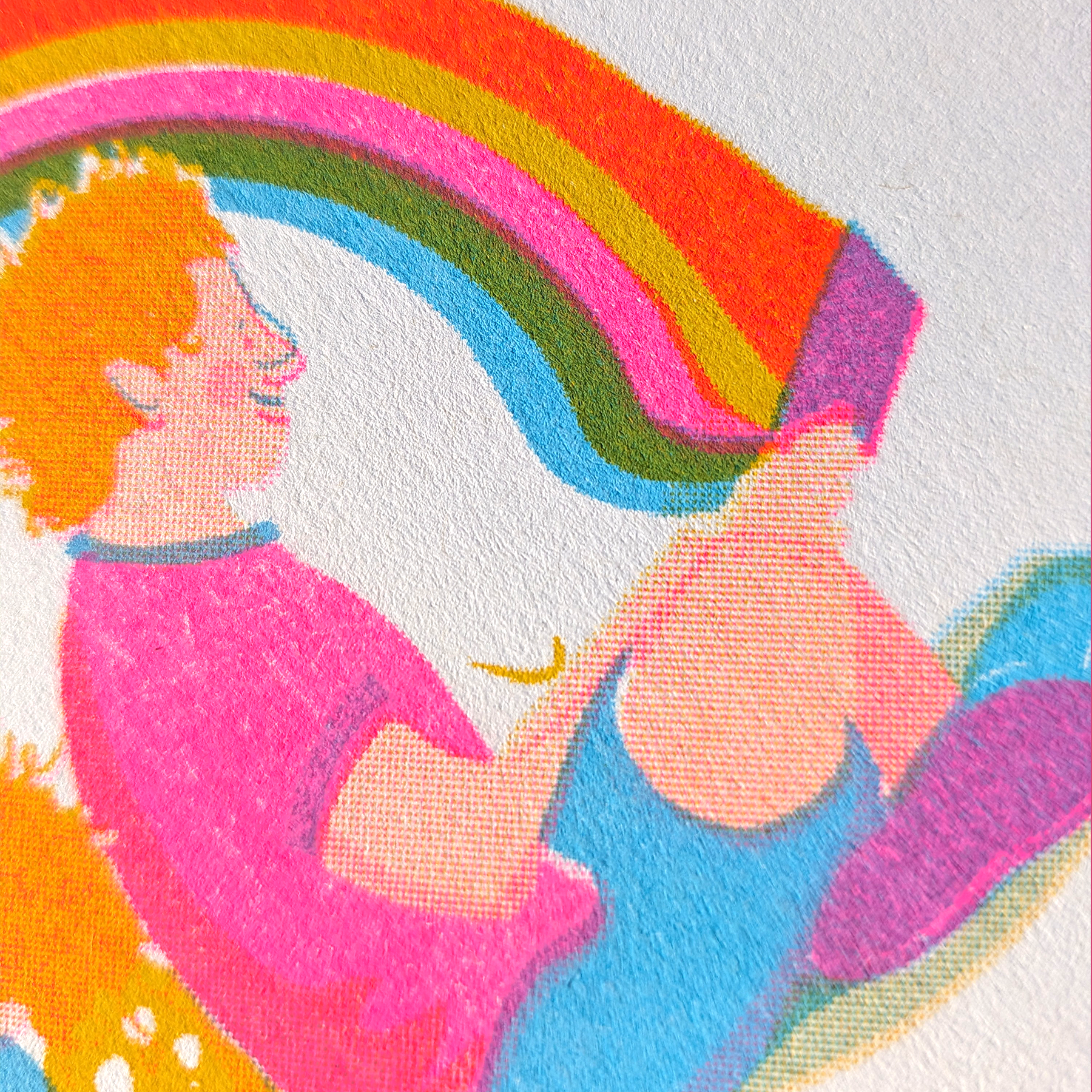 Hay Festival Risograph Greeting Card Set