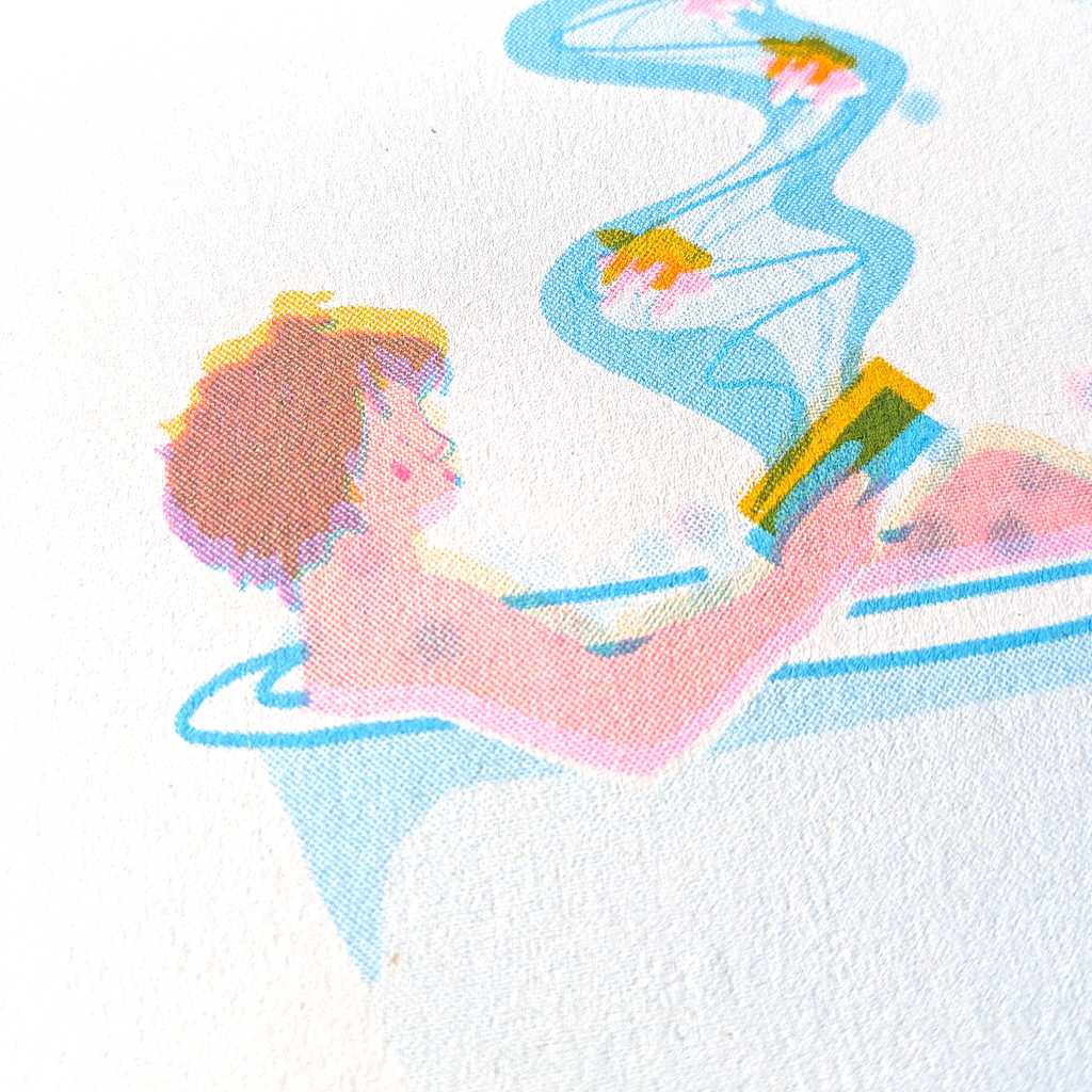 Hay Festival Risograph Greeting Card Set