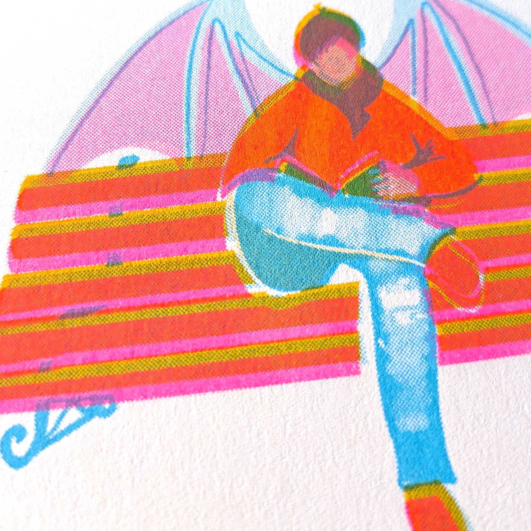 Hay Festival Risograph Greeting Card Set