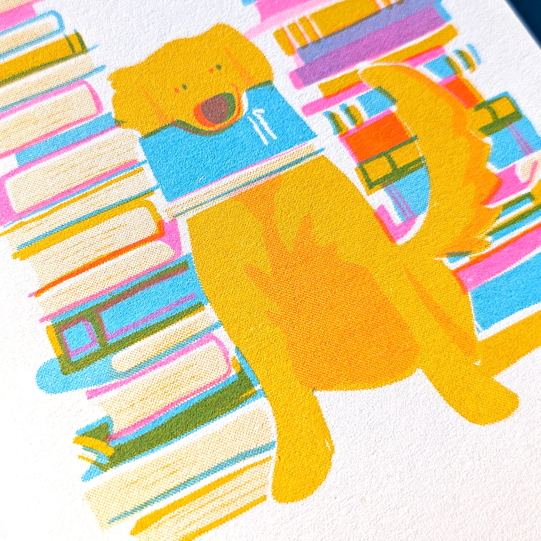 Hay Festival Risograph Greeting Card Set