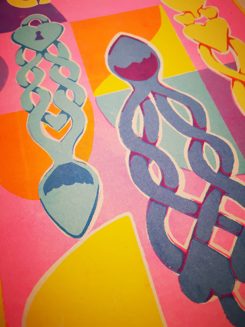 Cariad Love Risograph Print