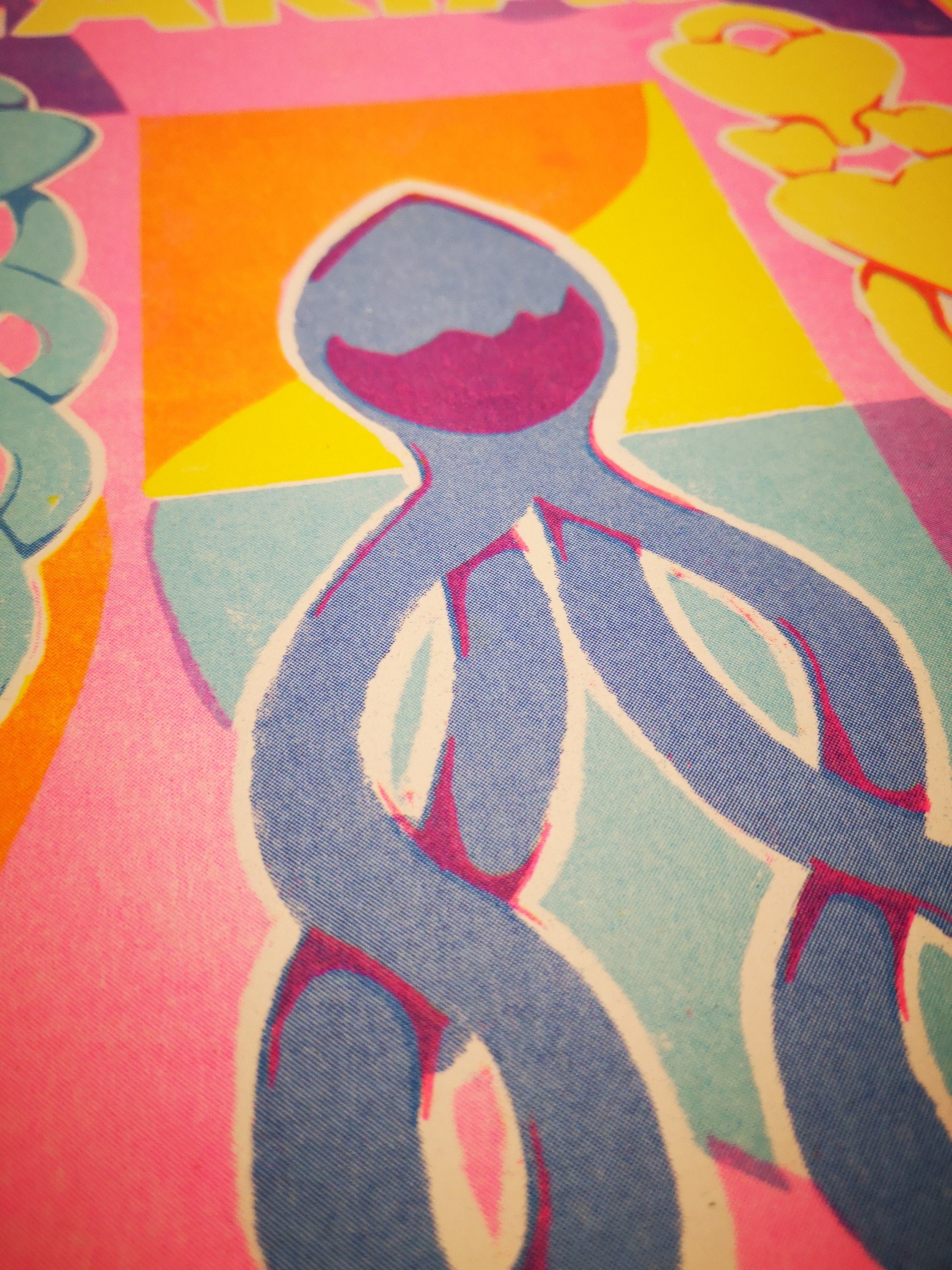 Cariad Love Risograph Print