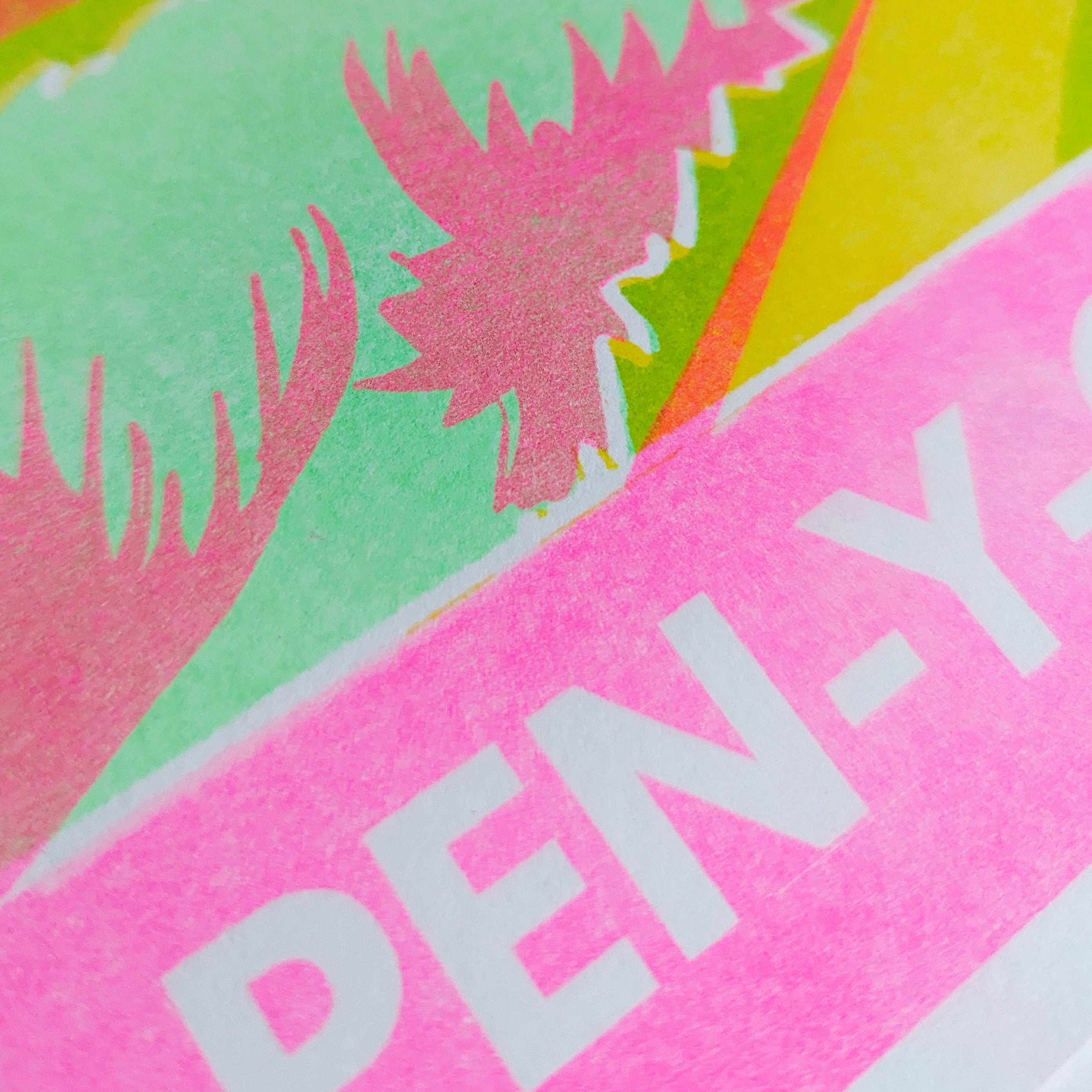 Pen-y-ghent Risograph A4 Print