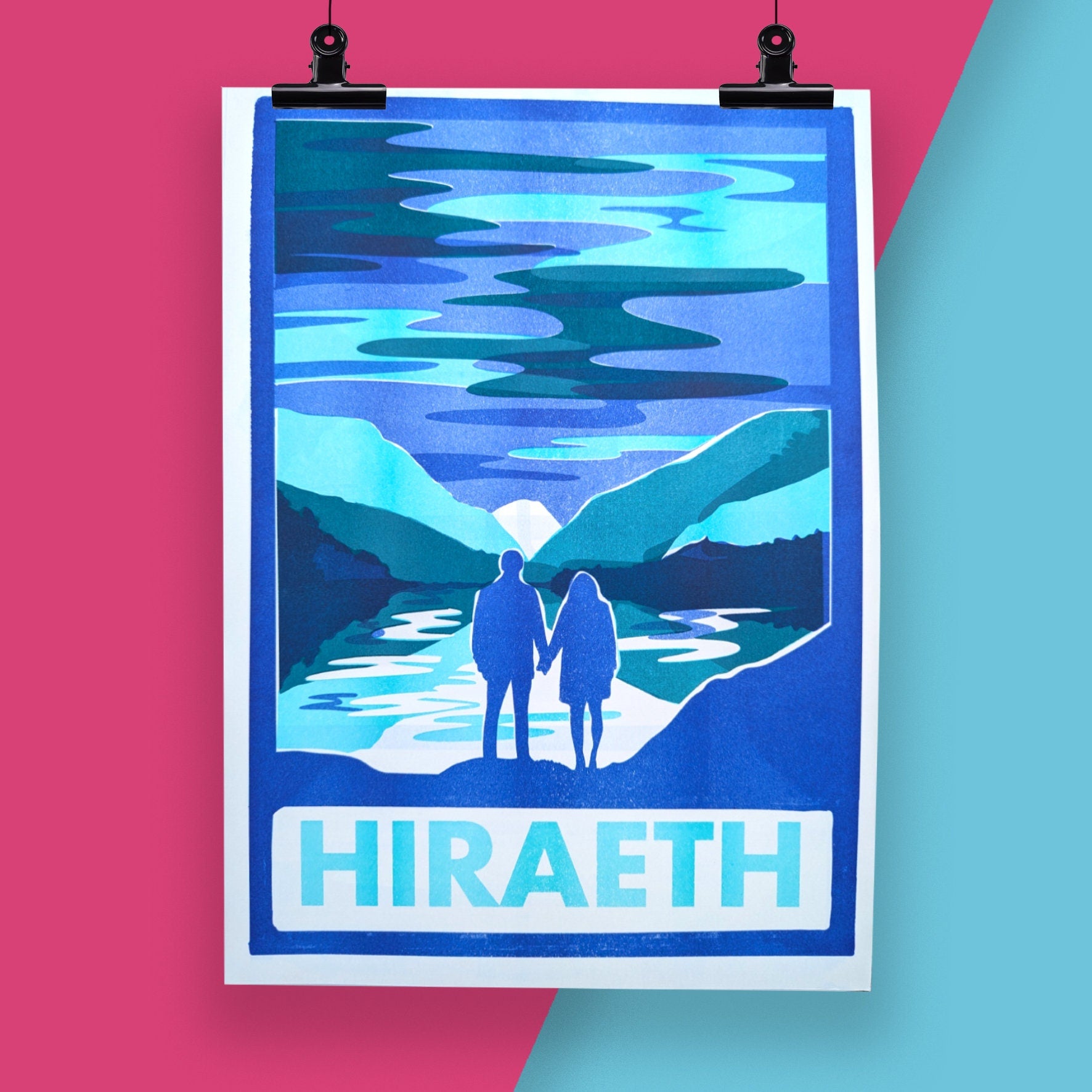Hiraeth Risograph Print