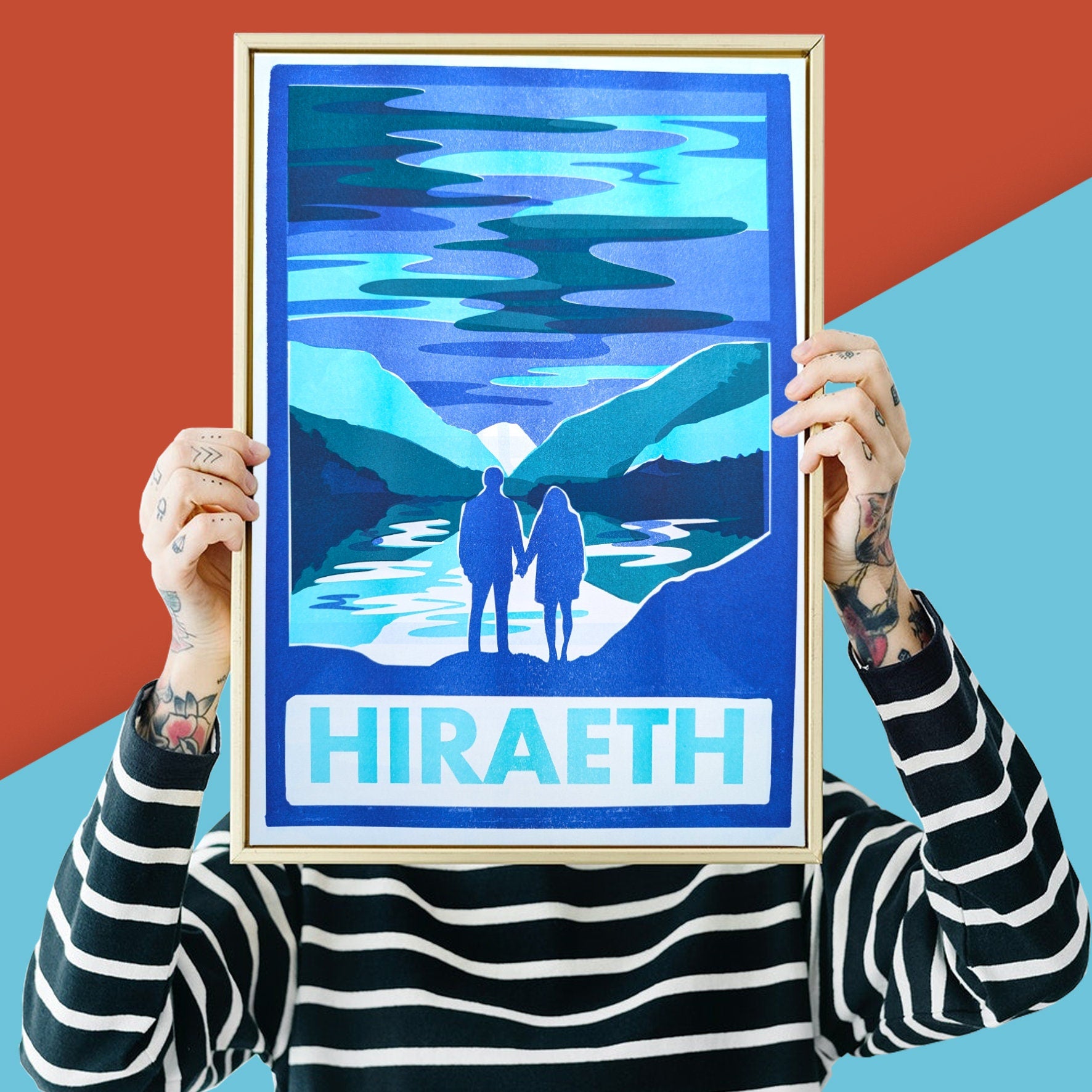 Hiraeth Risograph Print