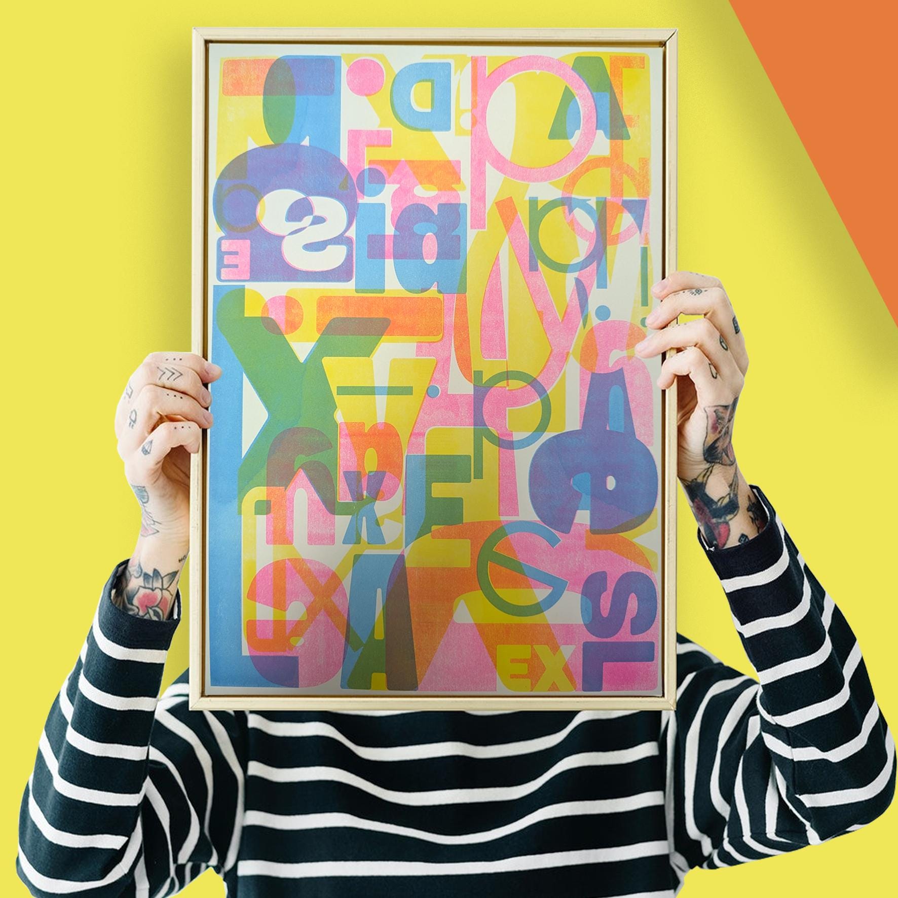 Dyslexia Risograph A3 Print