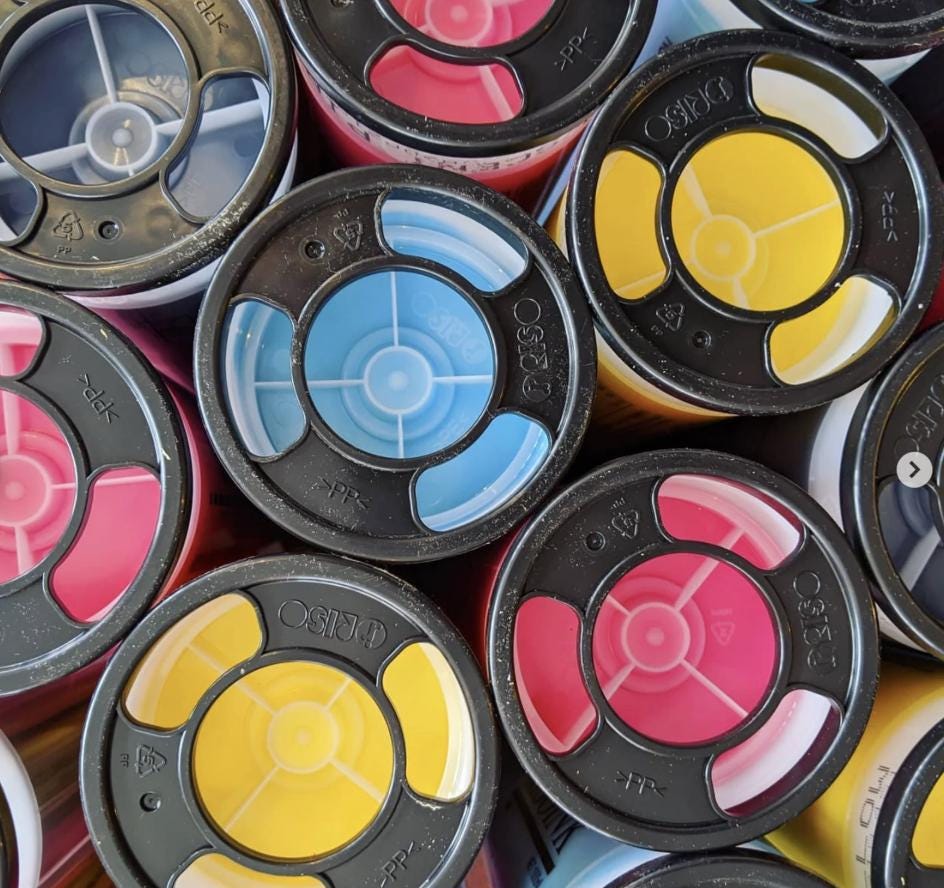 Welsh flag Risograph A4 Print