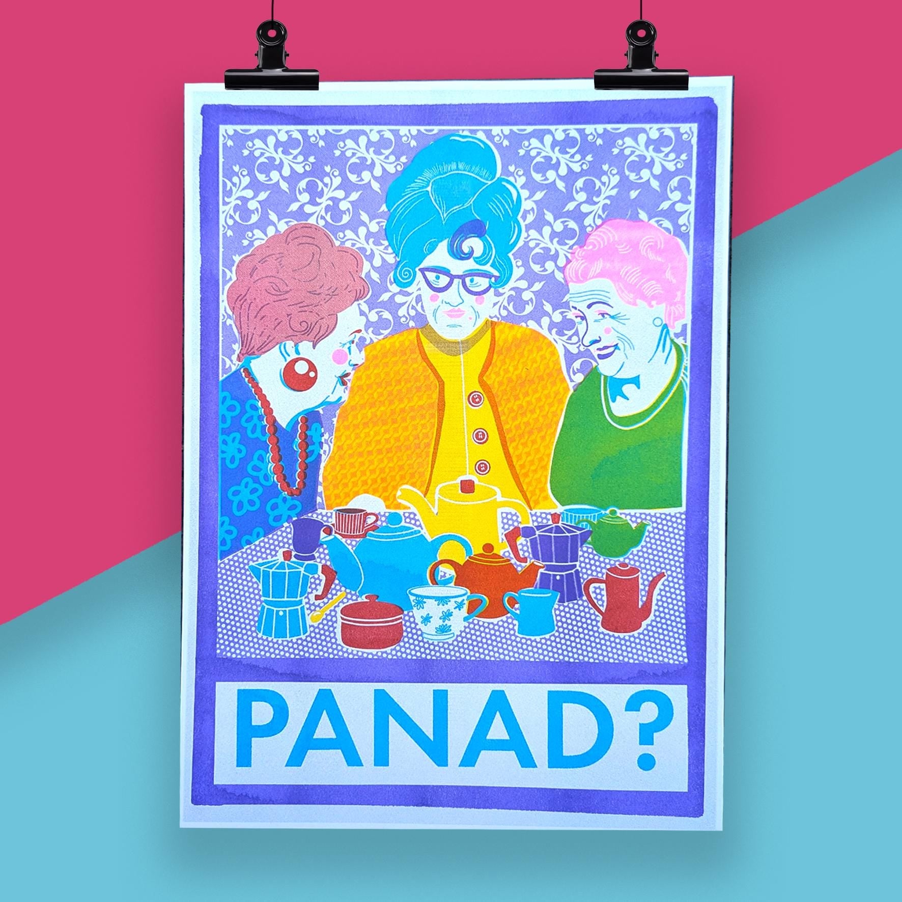 Panad Risograph A3 Print