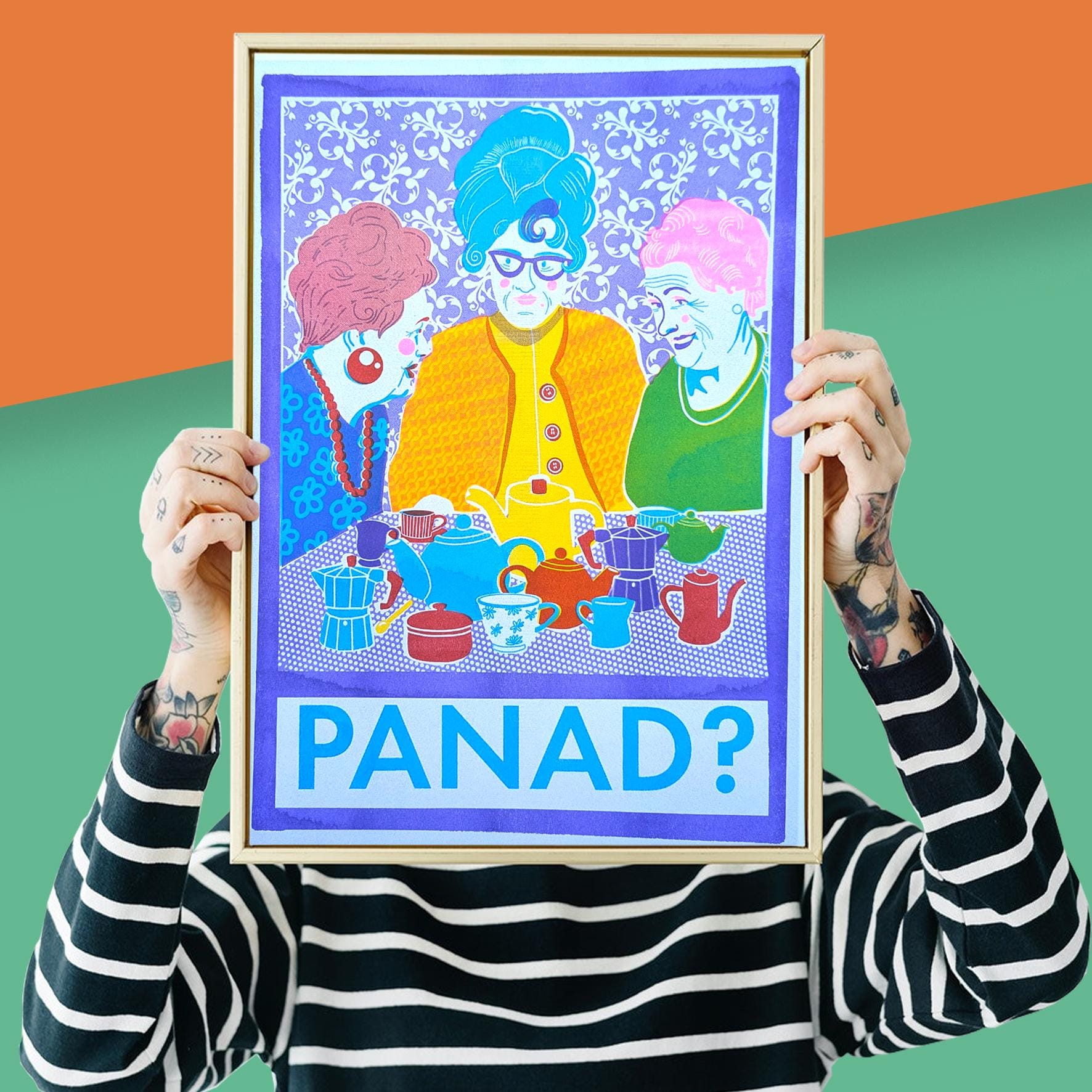 Panad Risograph A3 Print